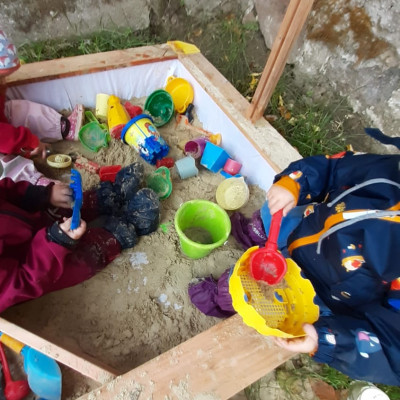 Spielen im Garten